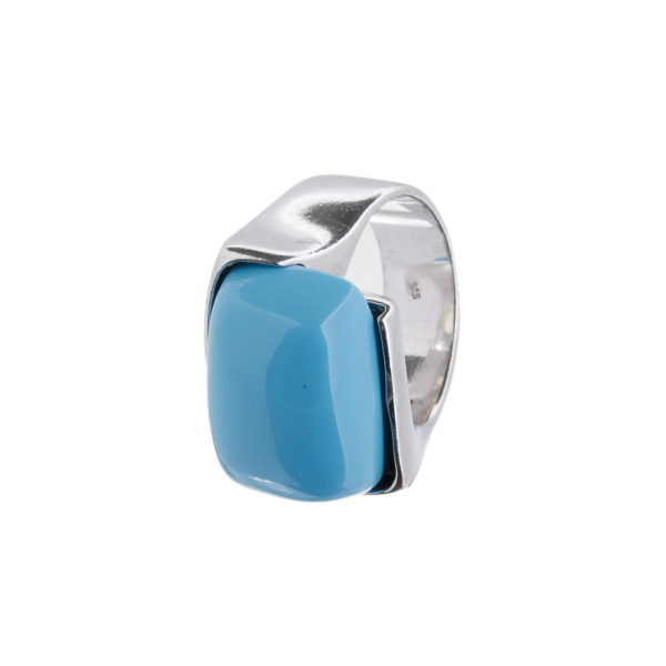 Silver exeptional ring with Turquoise