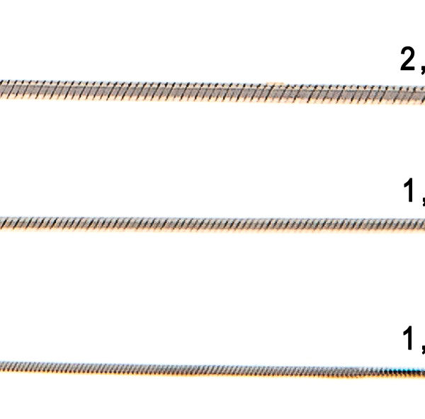925 ασημένια επιπλατινωμένη με χρυσό Κ22 καδένα- αλυσίδα λαιμού